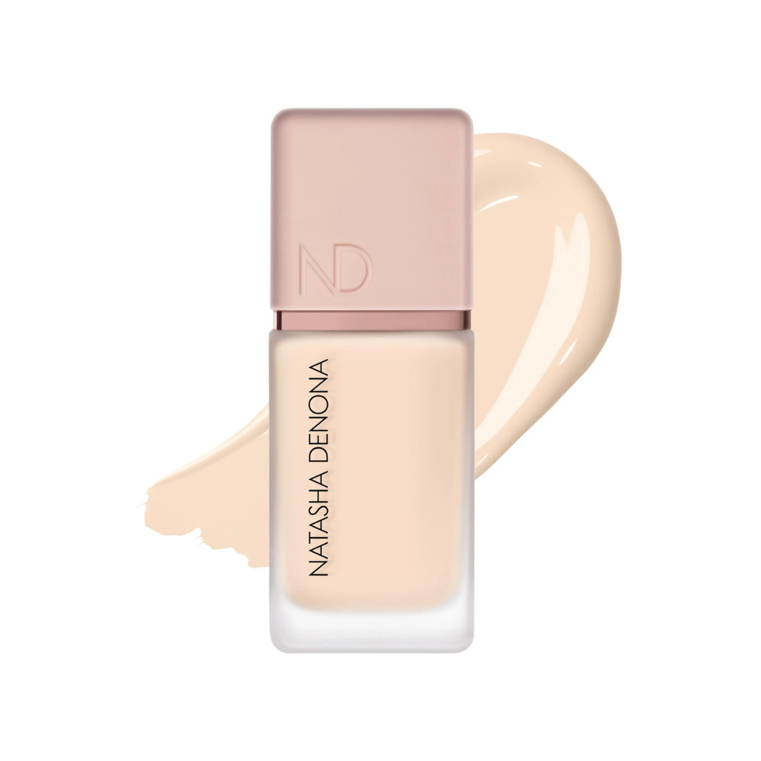 NATASHA DENONA Hy-Glam Foundation Hydrating & Blurring Luminous Longwear Serum Foundation - Imagen 6