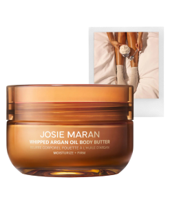 JOSIE MARAN  ...In Bed (Whipped Vanilla Milk + Cashmere Musk) - Whipped Argan Oil Refilllable Body Butter Jar