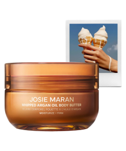 JOSIE MARAN  Vanilla Vibezzz - Whipped Argan Oil Refillable Firming Body Butter Jar