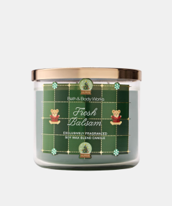Bath & Body Works • Fresh Balsam vela 3 mechas