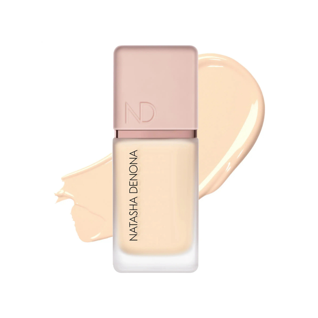 NATASHA DENONA Hy-Glam Foundation Hydrating & Blurring Luminous Longwear Serum Foundation - Imagen 8
