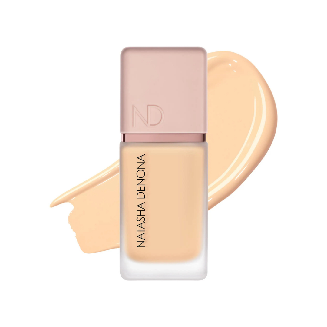 NATASHA DENONA Hy-Glam Foundation Hydrating & Blurring Luminous Longwear Serum Foundation - Imagen 7